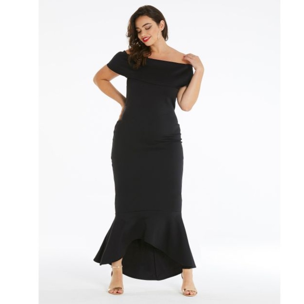 Simply Be Off the Shoulder Dress Size 18 NWT